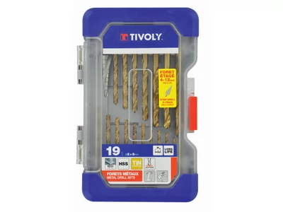 19 részes fémfúró készlet 19 részes fémfúró készlet