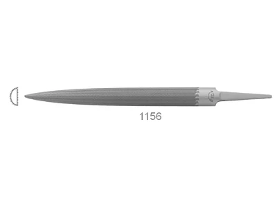 Precíziós reszelő 1156 félkerek Precíziós reszelő 1156 félkerek