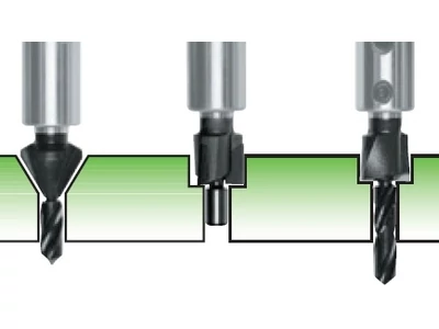 Modulos csapos süllyesztő és lépcsős fúró