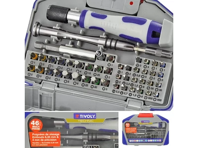 46 részes TORZIÓS+PRECÍZIÓS bitkészlet 46 részes TORZIÓS+PRECÍZIÓS bitkészlet