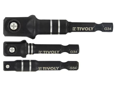 Hexa/négyszög adapter készlet 3 részes