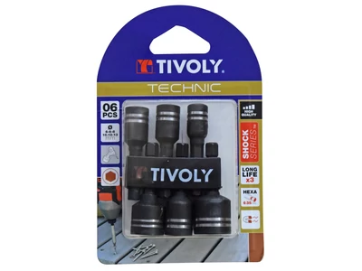 Mágneses dugókulcs készlet 6 részes