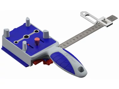 Fúróvezető sablon bútorlapokhoz; Fúróátmérő: 6mm - 8mm - 10mm