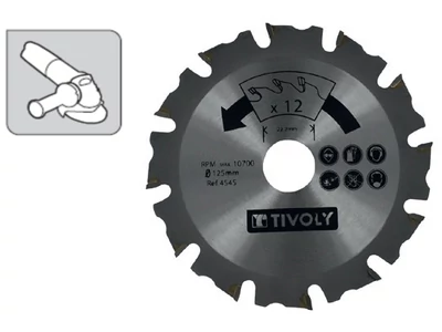 Körfűrészlap sarokcsiszoló gépre