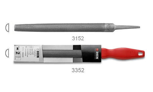 Félkerek műhelyreszelő 3152 és 3352 